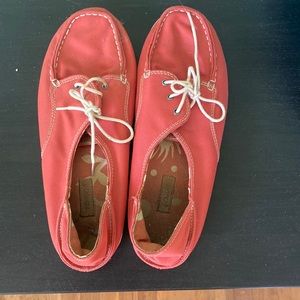 Olukai pink loafers/boat shoes. Great condition!